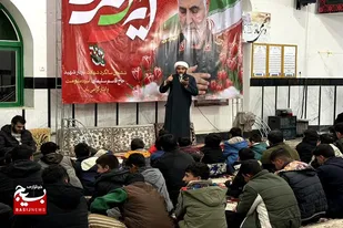 حضور کاروان مقاومت در مسجد جامع شهر کرفس