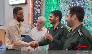 آئین تکریم و معارفه فرمانده پایگاه مقاومت شهدای علی&zwnj;آباد همدان