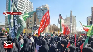 راهپیمایی روز جهانی قدس در مشهد مقدس