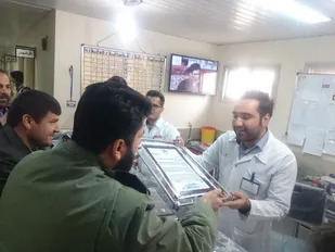 تجلیل از پرستاران بیمارستان لردگان