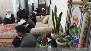 دیدار مسئول نمایندگی ولی فقیه و  معاون هماهنگ کننده سپاه استان قم با خانواده  شهیدمحمد مهدی مالامیری