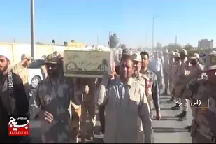 استقبال از پيکر مطهر شهداي گمنام در شهرستان نيمروز و زابل