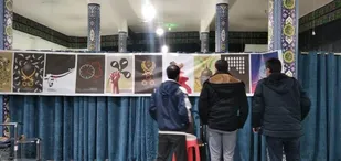"به وقت حاج قاسم" در قاب نمایشگاهی مساجد یاسوج