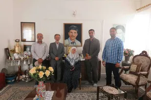 دیدار و سرکشی از خانواده مهندس شهید منصور کاظم بیگی