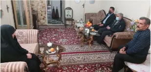 دیدار مسئول بسیج پیشکسوتان پیشوا با خانواده شهید والامقام " حسین صدیقی نکو"