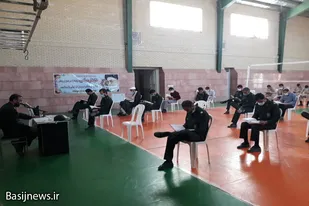جزء خوانی قرآن کریم در سپاه ناحیه کبودراهنگ