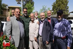 حضور سردار زارع کمالی در جمع راویان و پیشکسوتان دفاع مقدس استان همدان