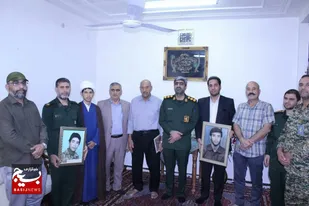 دیدار مسئولان با خانواده&zwnj;های شهیدان سگوند و چایانی در شوش