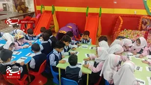 نوای همدلی بسیج با قلم و آواز کودکان ماهشهری