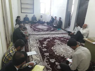دیدار مسئول دفتر نمایندگی ولی فقیه سپاه شاهرود از حوزه بسیج حمزه سیدالشهدا+تصاویر