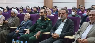 آیین تکریم و معارفه فرمانده ناحیه مقاومت بسیج شهرستان بهاباد برگزار شد
