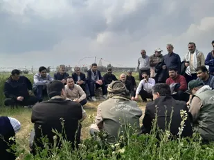 بازدید کاروان راهیان نور بسیج کارگری و کارمندان سپاه نینوا از مناطق عملیاتی جنوب کشور