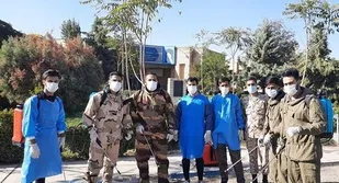 حضور مجدد جوانان انقلابی تربت جام در میدان مقابله با ویروس کرونا