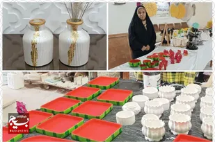 ایجاد اشتغال زایی بافعالیت کارگاه سفالی در هندیجان