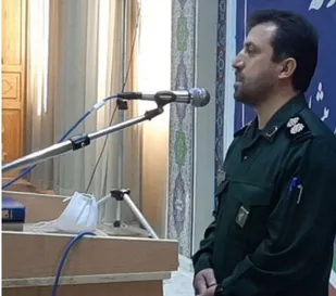 گلباران مزار شهدا و سخنرانی فرمانده سپاه در پیش از خطبه های نمازجمعه این هفته پیشوا