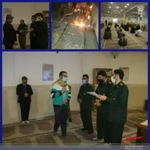 تجلیل از جهادگران بسیجی پردیسان قم