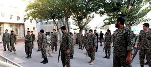 برگزاری کلاس سلاح کشی و کار با سلاح گردان ۱۰۳ امام حسین (ع)