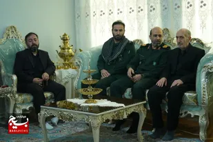 حضور فرمانده سپاه استان البرز در منزل شهید گرانقدر بهروز واحدی+تصاویر
