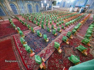 توزیع ۱۵۲ هزار بسته معیشتی در اراک به همت گروه های جهادی بسیج