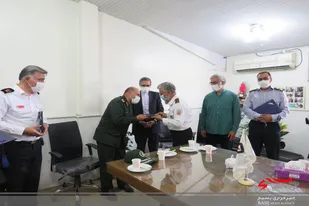 تجلیل فرماندهی تیپ۱۲ از بسیجیان آتش نشان