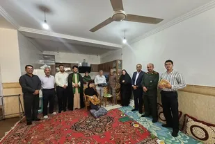 دیدار با خانواده شهید جاویدالاثر پاپژ حمیدی