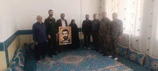 دیدار با خانواده معظم شهید شمس علی خدمتی در لردگان