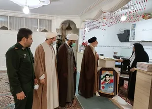 دیدار با خانواده های معظم شهدای روحانی  شهرستان بهارستان