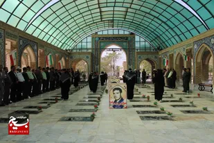 آرامش و امنیت امروز بقایای آثار دلیر مردان در دوران دفاع مقدس است+تصاویر
