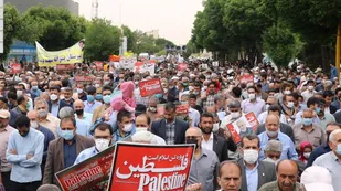 راهپیمایی با شکوه روز قدس در شاهین شهر