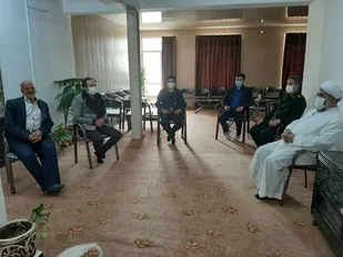 فرمانده ناحیه مقاومت بسیج با امام جمعه شهرستان دهاقان دیدار کرد