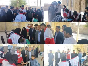 خدمات کاروان سلامت در روستاهای کم برخوردار بخش مرکزی دهلران&nbsp;