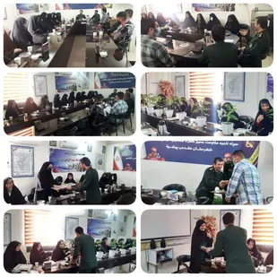 تجلیل از مسئولین منتخب فرهنگی و اجتماعی حوزه های بسیج پیشوا توسط فرمانده سپاه