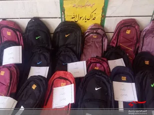 توزیع 200 بسته لوازم التحریر ویژه نیازمندان به همت بسیجیان حوزه کوثر ناحیه مقاومت بسیج تیران و کرون