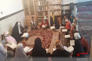 پاسداشت چهل و یک سالگی بسیج در حوزه حضرت معصومه(س) صالح&zwnj;آباد