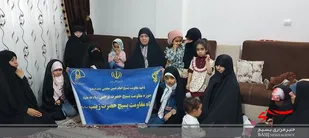 بانوان بسیجی به دیدار خانواده &laquo;شهید شادابی اهم&raquo; رفتند