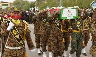 تشییع پیکر شهید امنیت ستوان سوم میلاد دهقانی در بندرعباس
