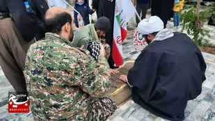 بازدید بسیجیان ادارات و کارمندان سپاه کرمانشاه از مناطق عملیاتی خوزستان