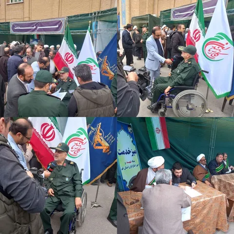 برگزاری میزخدمت جهادی در قالب طرح جمعه تاجمعه در استان قم