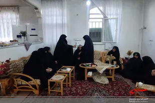 بسیجیان سرخه ای با پیشکسوت بسیجی دیدار کردند