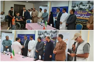 مسابقات اتومبیلرانی خانوادگی در شهرستان چابهار