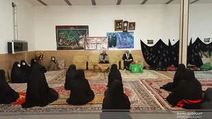 برگزاری آیین بزرگداشت سردار سلیمانی در پایگاه ریحانه النبی صوفیان