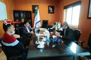 نشست مسئول بسیج مهندسین عمران استان با رئیس سازمان نظام مهندسی ساختمان گلستان