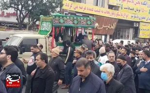 مردم هزار سنگر پیکر مطهر شهید فرج پور را تا بهشت بدرقه کردند