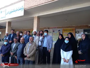 دیدار امام جمعه و فرمانده حوزه پیامبراعظم(ص)با پرستاران بیمارستان راین به مناسبت ولادت حضرت زینب کبری(س)روزپرستار
