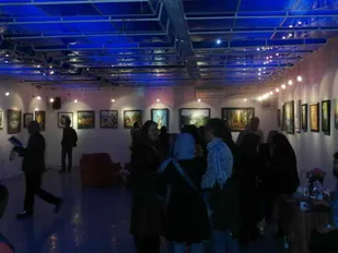 برپایی نمایشگاه نقاشی  پژواک سبز در شاهرود