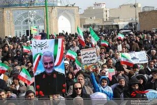 اجتماع دوستداران انقلاب در آستانه هفده تن گلپایگان