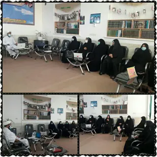 دیدار خواهران بسیجی مروست با امام جمعه این شهر