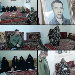 دیدار با مادر شهید "محمد شمیرانیان" توسط خواهران بسیجی پایگاه شهیدانصاری و پاسداران سپاه شهرستان پیشوا