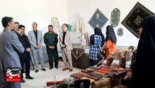 گشایش نمایشگاه توانمندی بانوان در تربت جام + عکس