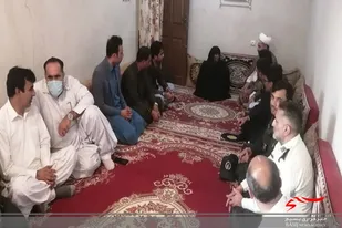دیدار با خانواده شهدا در قصرقند